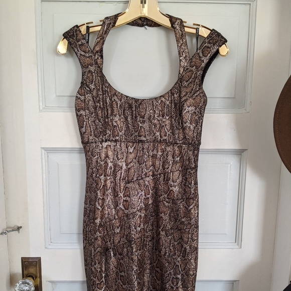 GUESS Snakeskin Dress - Picture 3 of 6